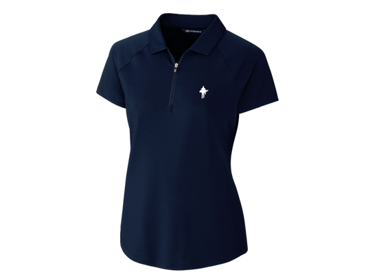 Forge Stretch Womens Polo Navy