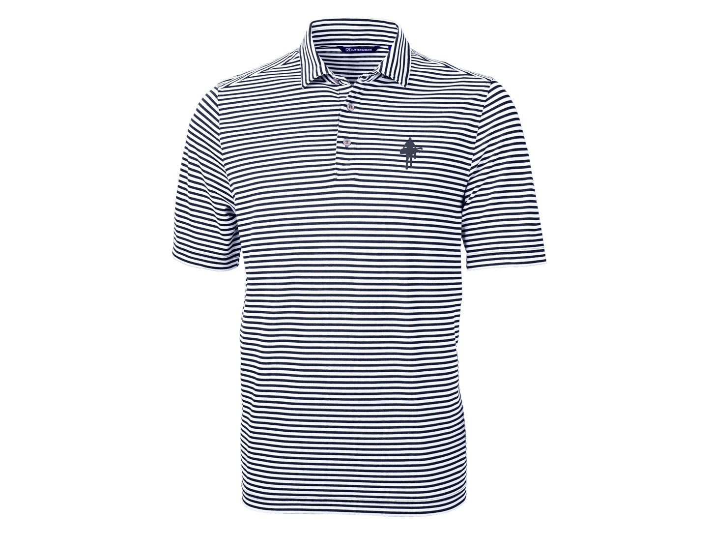 MB Navy Stripped Recycled Polo